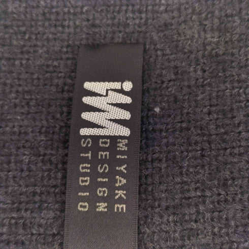 イッセイミヤケデザインスタジオ im ISSEY MIYAKE DESIGN STUDIO 90-00s 銀タグ バイカラーマフラー メンズ